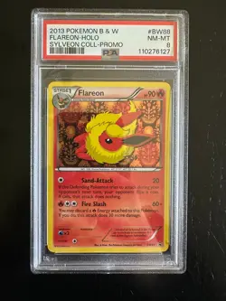 2013 Pokemon Black Star B&W Promo Sylveon Collection Set PSA 8 & 7 - Image 3