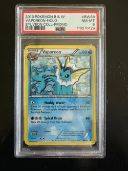 2013 Pokemon Black Star B&W Promo Sylveon Collection Set PSA 8 & 7 - Image 4