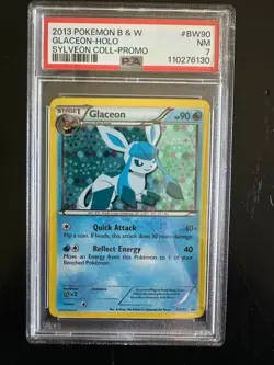 2013 Pokemon Black Star B&W Promo Sylveon Collection Set PSA 8 & 7 - Image 5