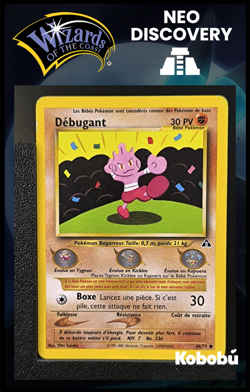 Carte Pokemon Debugant 66/75 Edition 2 Ed 2 Neo Discovery Wizards FR 8 - Image 1