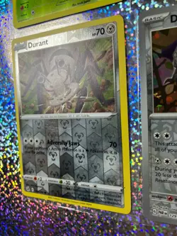 Pokemon TCG: Full Art 215/191 Durant ex; BREAKpoint Reverse Holo 9/122 Durant - Image 5