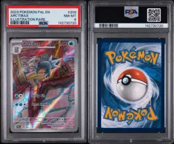 2023 POKEMON PAL EN-PALDEA EVOLVED ILLUSTRATION RARE #209 ARCTIBAX PSA 8 - Image 3