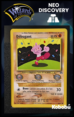 Carte Pokemon Debugant 66/75 Edition 2 Ed 2 Neo Discovery Wizards FR 6 - Image 1