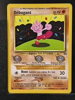Carte Pokemon Debugant 66/75 Edition 2 Ed 2 Neo Discovery Wizards FR 6 - Image 2