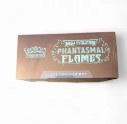 Factory Sealed Pokemon TCG Mega Evolution Phantasmal Flames Elite Trainer - Image 3