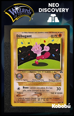 Carte Pokemon Debugant 66/75 Edition 2 Ed 2 Neo Discovery Wizards FR 2 - Image 1