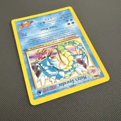 Pokemon Misty's Gyarados 13/132 Gym Challenge Holo Rare 100 HP English 2000 TCG - Image 2