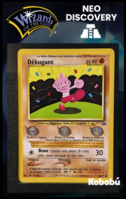 Carte Pokemon Debugant 66/75 Edition 2 Ed 2 Neo Discovery Wizards FR 4 - Image 1
