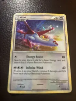 Pokemon TCG - Latias HGSS10 Cosmos Holo Pokemon Black Star Promo - LP - Image 1