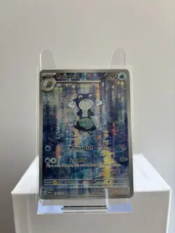 Poliwhirl 176/165 Illustration Rare SV: Scarlet & Violet 151 NM Pokemon TCG Holo - Image 1