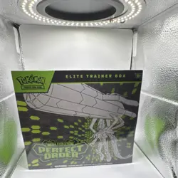 Pokemon TCG Mega Evolution Perfect Order Elite Trainer Box Mega Zygarde Clefable - Image 1
