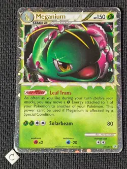 Meganium (Prime) HGSS08 - Heart Gold Soul Silver Promo Holo Pokemon TCG HP/DMG - Image 1