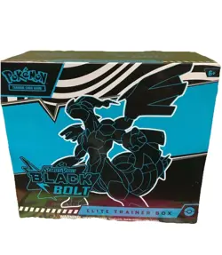 Pokemon Scarlet and Violet Black Bolt Elite Trainer Box ETB SEALED - Image 1