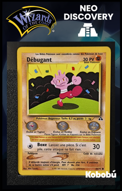 Carte Pokemon Debugant 66/75 Edition 2 Ed 2 Neo Discovery Wizards FR 3 - Image 1