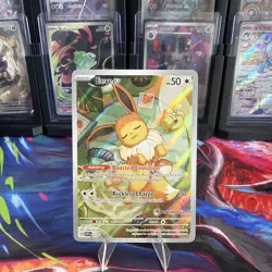 Pokemon TCG Eevee 173 Holo Promo Prismatic Evolutions Pokemon Center Stamped - Image 1