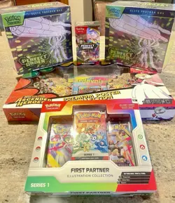 Pokemon TCG Lot- Ascended Hero’s Poster Collection, First Partner Box, ETBs, BB - Image 3