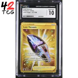 CGC Gem Mint 10 Lost Vacuum 217/196 Pokemon Lost Origin - Image 1