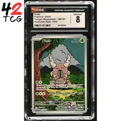 CGC NM/Mint 8 Pinsir 168/167 Pokemon Twilight Masquerade TWM EN - Image 1