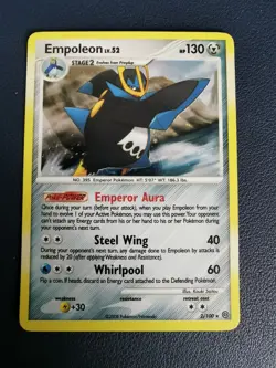 Pokemon Card Empoleon 2/100 D&P Stormfront Holo Rare - Image 1