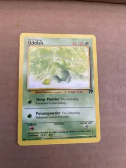 Oddish Team Rocket EX, 63/82 Pokemon Card. - Image 1