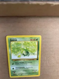 Oddish Team Rocket EX, 63/82 Pokemon Card. - Image 3