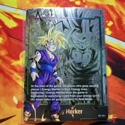 Bandai Dragon Ball Super Card Game Gohan E01-10 Foil Energy Marker Card NM - Image 3