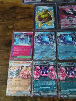 Pokemon English 13 Card Lot EX ACE SPEC Full Art Fezandipiti Kingdra promo SFA - Image 2