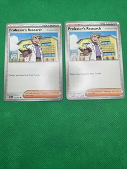 Professor's Research [Professor Oak] 122/131 Prismatic Evolutions Pokemon 2-Pack - Image 1