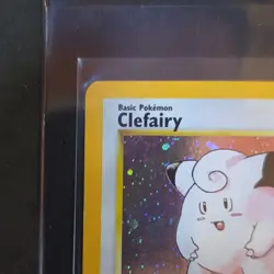 Pokemon Clefairy 005/102 Base Set Holo Rare 40 HP English TCG Ken Sugimori Card - Image 2