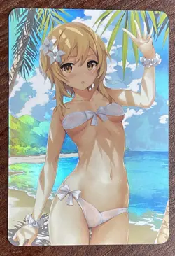 Goddess story Waifu card Anime Art Holo foil - Image 1