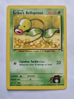 Mix Of 4 Erikas Gym Heroes Pokemon Cards Non Holo LP/NM - Image 5