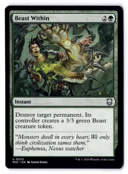 Beast Within NM* Modern Horizons 3 0223 ENGLISH mtg -UnltdCards - Image 1