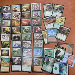 MAGIC COMMANDER DECK MTG FUN - Tribal WURMS WORMS WYRMS Green Day General Baru - Image 2