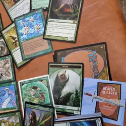 MAGIC COMMANDER DECK MTG FUN - Tribal WURMS WORMS WYRMS Green Day General Baru - Image 5