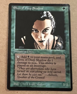 Elves of Deep Shadow - The Dark - MTG - Magic the Gathering - Image 2