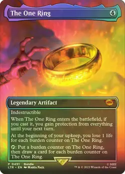 MTG - The One Ring - Foil - Borderless - Lord of the Rings - Magic the Gathering - Image 1