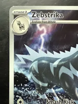 Zebstrika 115/086 Illustration Rare SV: White Flare Pokemon (NM) - Image 2
