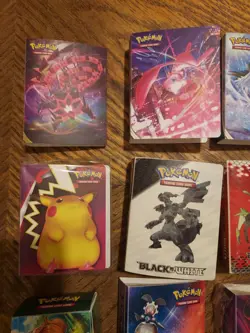 Pokemon TCG Mini Portfolio Binder Lot Of 16, 2 Deck Boxes and 2 Tin Lunchboxs - Image 5