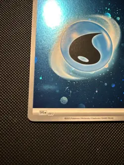Pokemon 151 TCG Legit HD Cosmo Holo Water Energy 2 Swirl - Image 5
