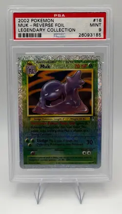2002 Pokemon Muk Legendary Coll. Reverse Holo #16 PSA 9 - Image 1