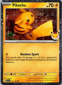 Pikachu (Pokemon Day 2026) Common Miscellaneous Cards & Products 051/162 NM - Image 1