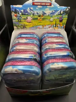 10x Pokemon TCG Ascended Heroes Mini Tins Sealed - With Display Case - Image 2