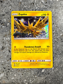 Pokemon TCG Cards Prerelease Zapdos SM159 Team Up Promo Holo NM - Image 1