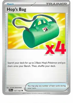x4 Hop's Bag 147/159 Sv09: Journey Together- Pokemon TCG - Playset - Image 1