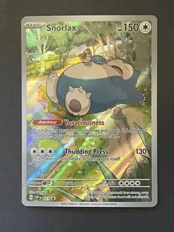Pokemon TCG Snorlax Promo 051 Scarlet and Violet 151 - Image 1