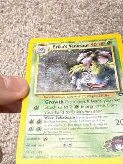 Pokemon Erika's Venusaur 4/132 Gym Challenge Holo - Image 3
