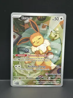 Pokemon TCG Eevee 173 Holo Promo Prismatic Evolutions Pokemon Center - Image 1