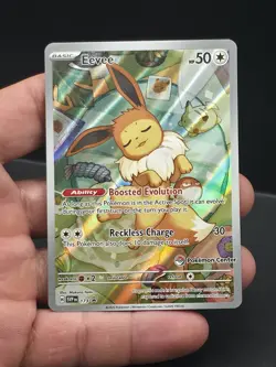 Pokemon TCG Eevee 173 Holo Promo Prismatic Evolutions Pokemon Center - Image 2