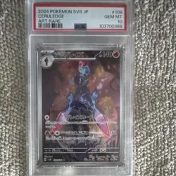 Pokemon Ceruledge Art Rare Holo SV8 109/106 Japanese PSA 10 - Image 1