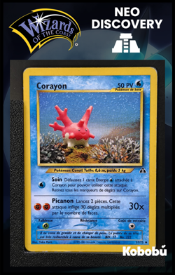 Carte Pokemon Corayon 37/75 Edition 2 Ed 2 Neo Discovery Wizards FR 4 - Image 1
